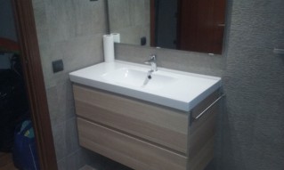 Mueble de baño con cajones, para mayor comodidad y capacidad