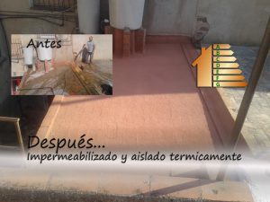 Impermeabilización y aislamiento terraza en viladecans